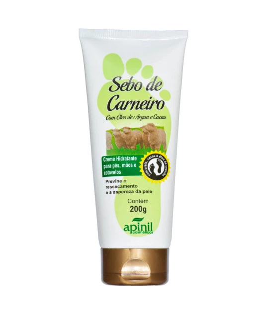 Creme Hidratante com Sebo de Carneiro 200g Apinil