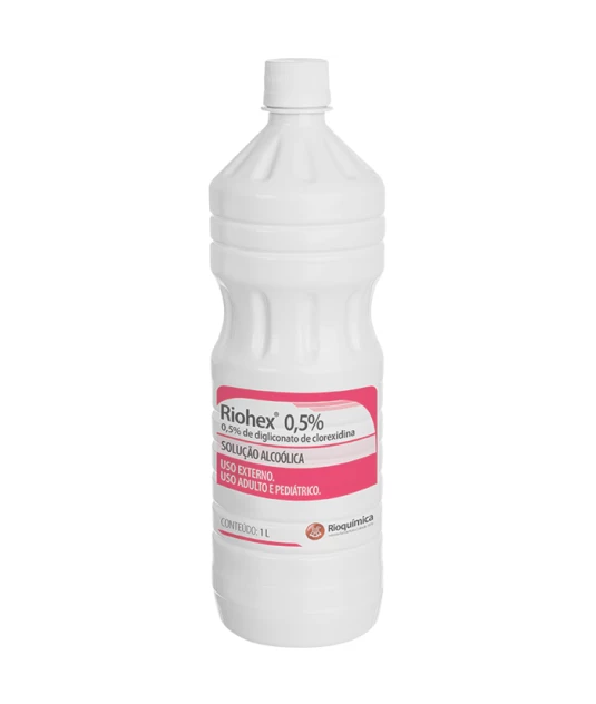 Clorexidina Riohex Solução Alcoólica 0,5% 1000ml