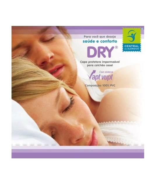 Capa para Colchão Dry 100% PVC Vapt Vupt Casal 138 x 188 x 25 cm - Único