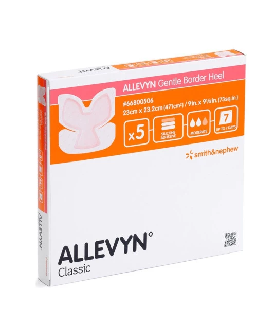 Allevyn Gentle Border Heel 23x23,2cm - P/ Calcâneo