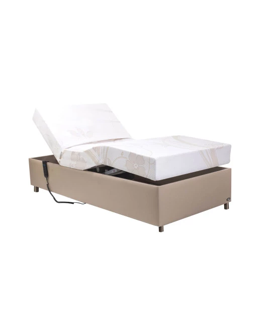 Cama Fawler Elétrica Century 0,89x1,89m com Colchão Acoplado Pilati