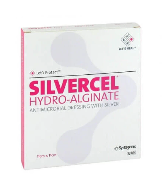 Silvercel Cobertura Não Aderente com Prata 11x11cm Systagenix