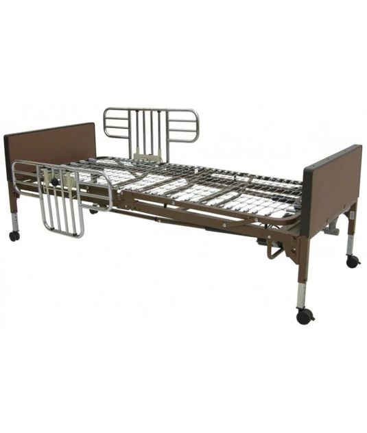 Cama Fawler Elétrica com Elevação de Leito, Grade e Rodízio Freedom