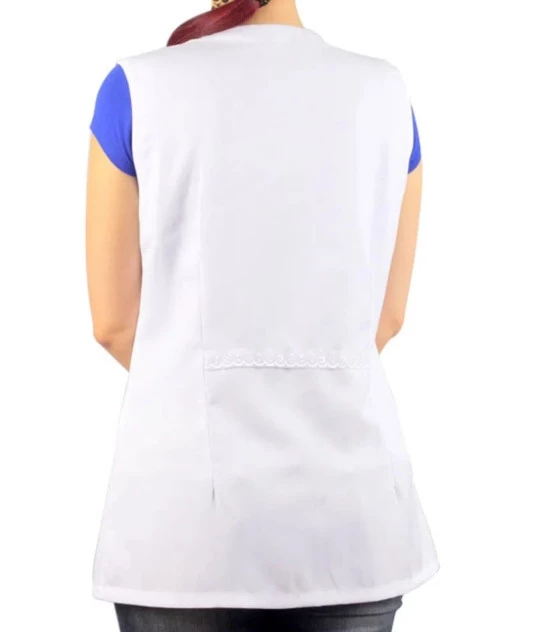 Jaleco Feminino Cavado C/ Lese Gabardine Namaste