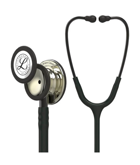 Estetoscópio Littmann Classic III Adulto Black Edition Champagne