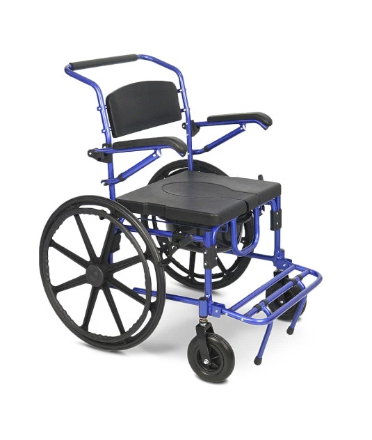 Cadeira de Banho D70 em Alumínio até 200 kg Assento 51cm - Dellamed