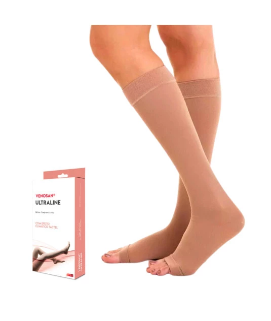 Meia de Compressão 3/4 Venosan Ultraline 20-30 mmHg