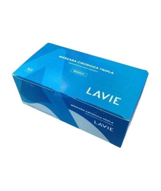 Mascara Des Tripla C/Elastico Branca C/50un Lavie - Casa Médica