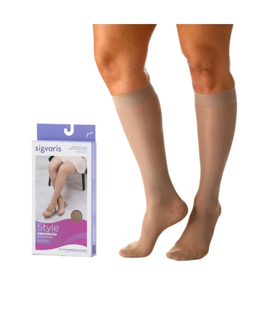 Meia de Compressão 3/4 Sigvaris Audace 15-20 mmHg
