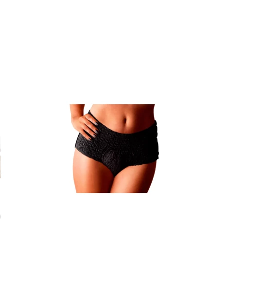 Roupa Intima Desc Pants Discreet Black Cintura Baixa G/EG Moderado