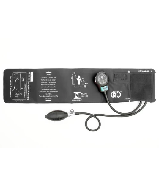 Aparelho de Pressão Adulto NEW INNOVA Plus Preto AP0858 BIC