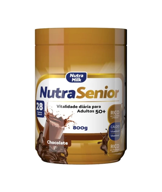 Nutra Senior Adulto 50+ Kit 2 Unidades Complemento Alimentar 800g - Chocolate