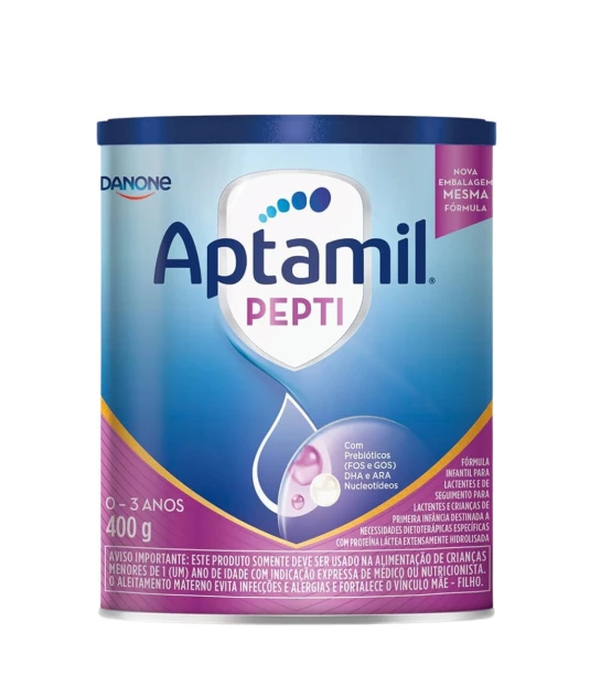 Aptamil Pepti 400g - Para Alérgicos a Leite de Vaca/Soja Danone & E-book