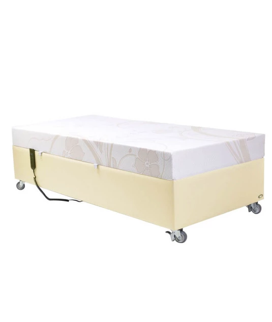 Cama Elétrica Century 0,89X1,98X0 Colchão Acoplado Creme Pilati