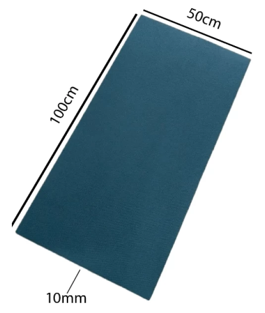Colchonete 1,00X50cm 10mm Preto