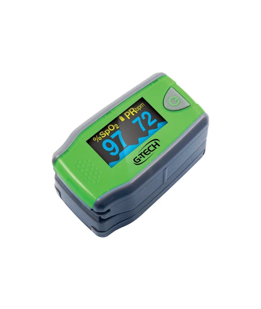 Oxímetro de pulso para dedo G-Tech OXIOLPED verde
