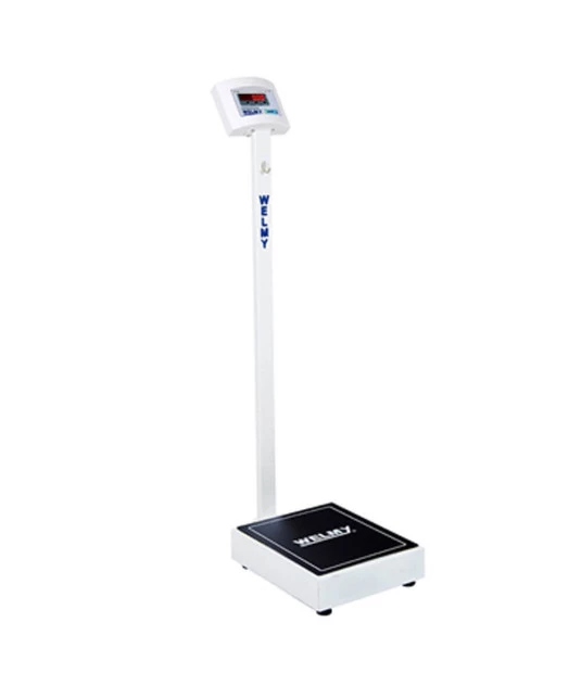 Balança Welmy Antropométrica Digital 200kg com Régua W110h Led