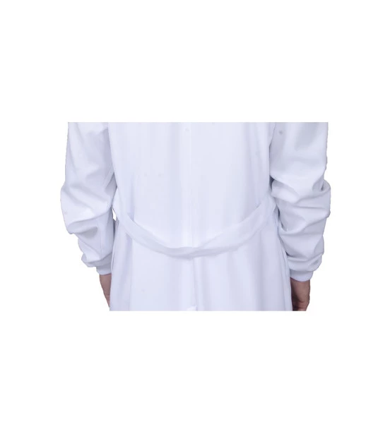 Jaleco Feminino Gabardine Botões Cobertos Gola Padre EGG Aspen