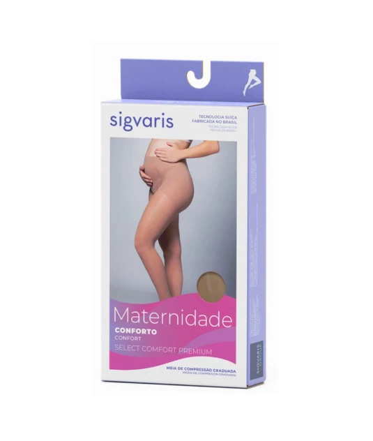 Meia de Compressão Meia Calça Gestante Sigvaris Comfort 20-30 mmHg