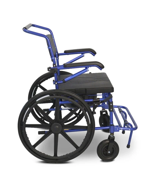 Cadeira de Banho D70 em Alumínio até 200 kg Assento 51cm - Dellamed