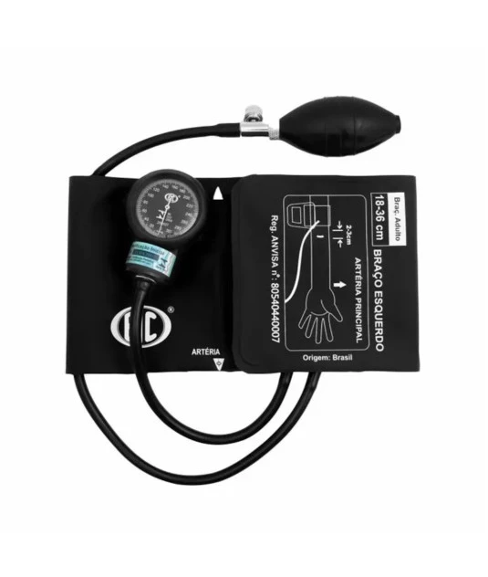 Aparelho de Pressão Adulto NEW INNOVA Plus Preto AP0858 BIC