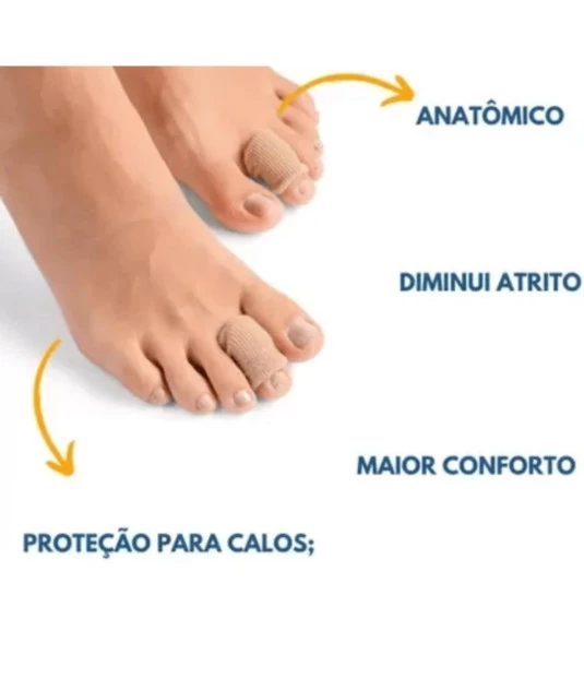 Protetor De Dedo De Malha E Gel Hidrolight