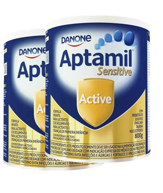 Aptamil Sensitive Active 800g Kit 2 und Danone 