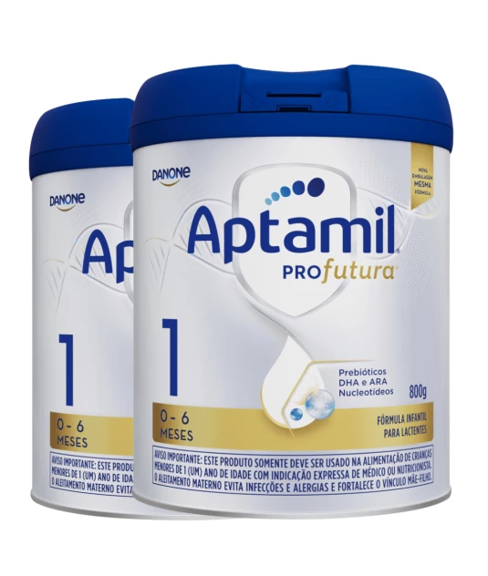 Aptamil 1 Profutura 800g Danone - 2 Unidades & E-book