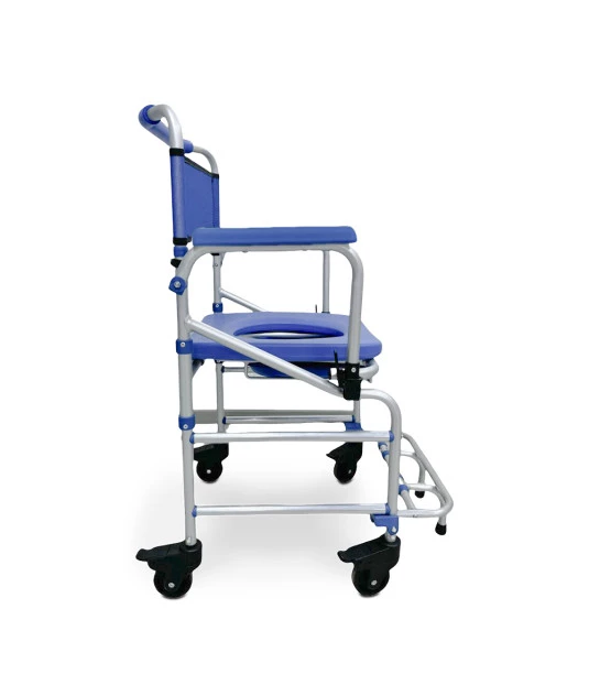 Cadeira de Banho D55 Alumínio 4 em 1  - Dellamed - Leve 40cm 