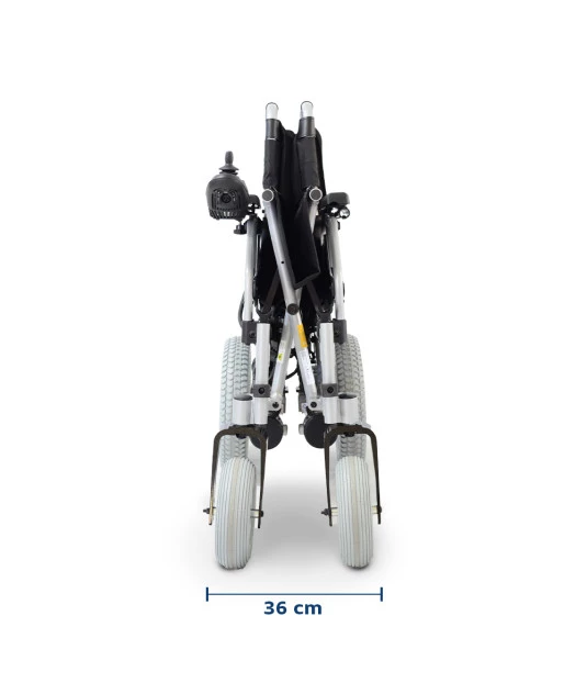 Cadeira de Rodas Motorizada Dobrável Elétrica Bivolt Alumínio D900 Dellamed