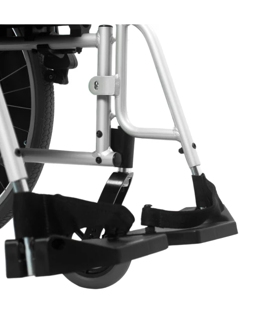 Cadeira de Rodas AVD Alumínio Pés Fixos Branco Ortobras