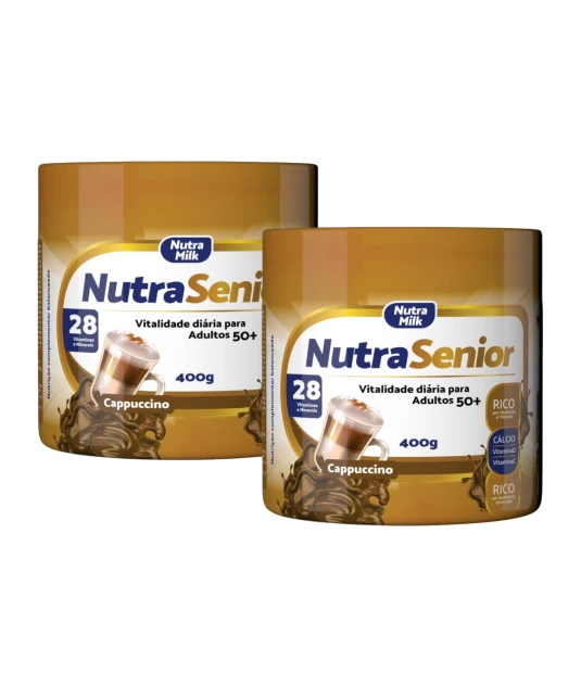 Nutra Senior Adulto 50+ Kit 2 Unidades Complemento Alimentar 400g 