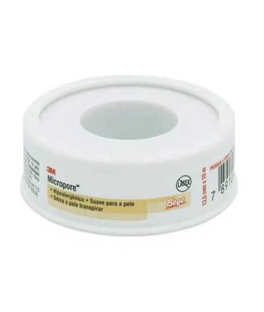 Micropore 12,5mmx10mt cor da pele 3M