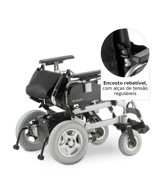 Cadeira Motorizada Dobrável D1000 Dellamed