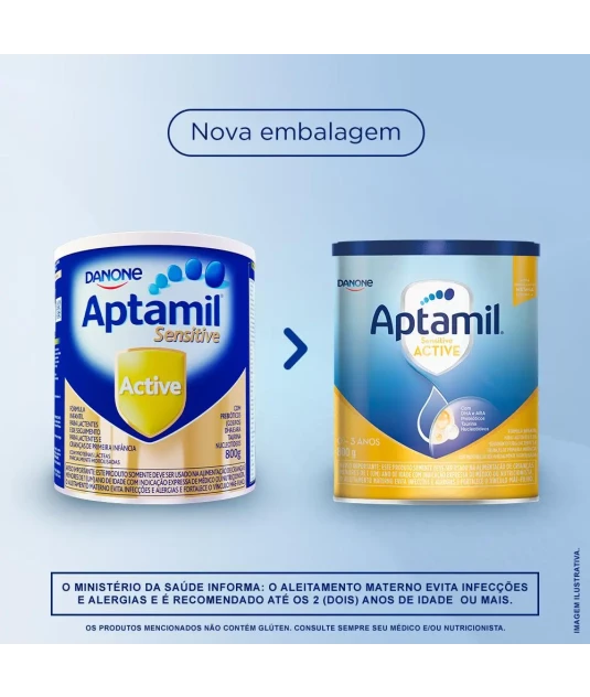 Aptamil Sensitive Active 800g Kit 4 und Danone 