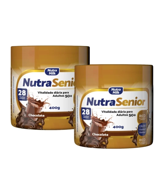 Nutra Senior Adulto 50+ Kit 2 Unidades Complemento Alimentar 400g 