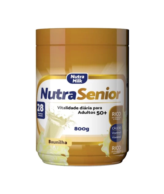 Nutra Senior Adulto 50+ Kit 2 Unidades Complemento Alimentar 800g - Baunilha