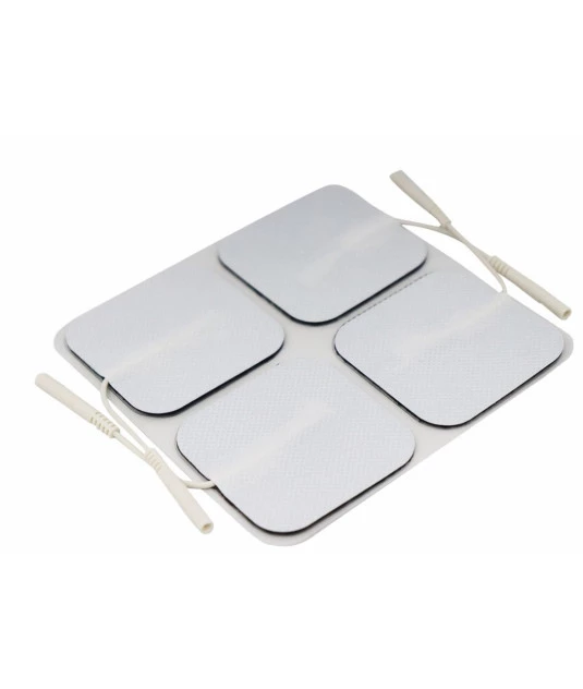 Eletrodo De Silicone 5x5cm C/ 4 unidades - Quadrado