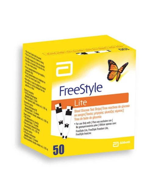 Freestyle Lite 50 Tiras Abbott
