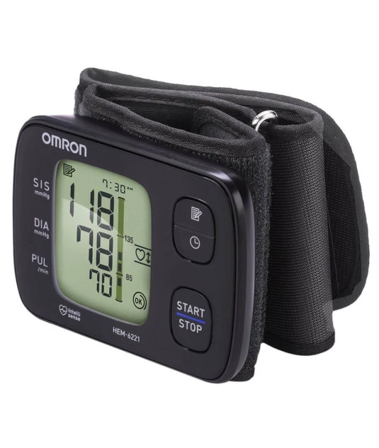 Aparelho de Pressão Omron Adulto Digital Automático Pulso Elite HEM-6221BR 