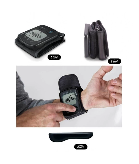 Aparelho de Pressão Omron Adulto Digital Automático Pulso Elite HEM-6221BR 
