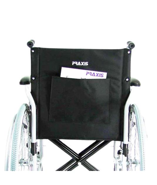Cadeira de Rodas c/ Pés Eleváveis Dobrável até 110kg Série Europa Frankfurt 40cm - Praxis