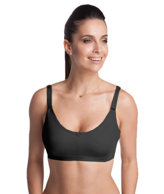 Soutien para Prótese Mamaria Liso Preto Nº50 Esbelt