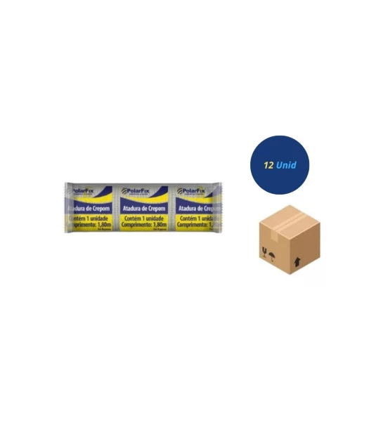 Atadura Crepe Polar Fix 13 Fios Pacote com 12 unidades