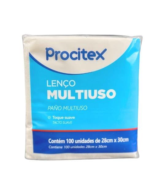Lenço Multiuso Suave 28x30cm com 100und Cremer 