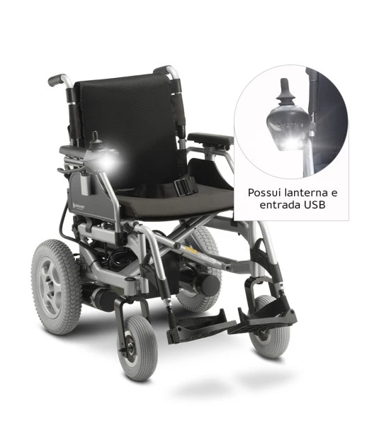 Cadeira Motorizada Dobrável D1000 Dellamed