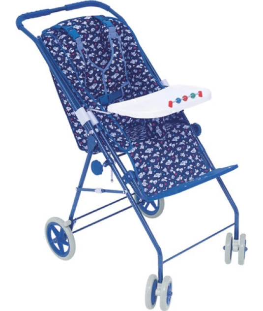 Carrinho Postural Zeus 2803 Reclinavel Com Protetor E Mesa - Suporta Ate 30 Kl Zeus