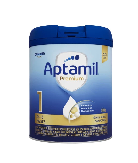 Aptamil Premium 1 Lata 800g - 6 Unidades Danone & E-book