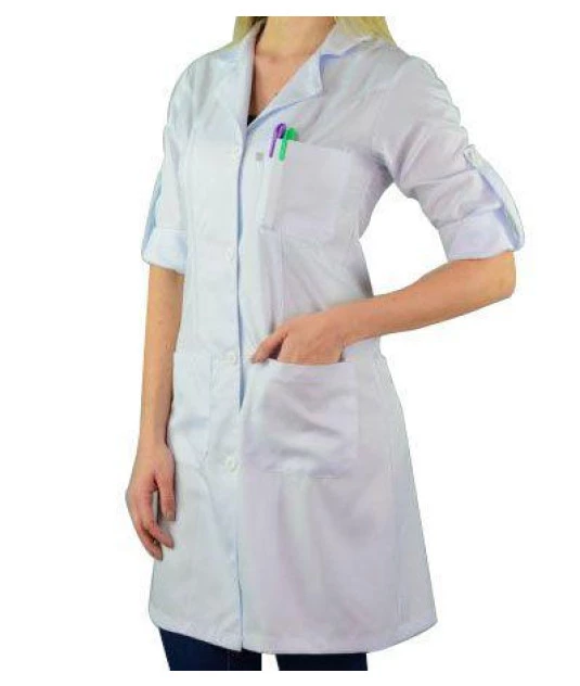 Jaleco Feminino Manga Longa com Martigale