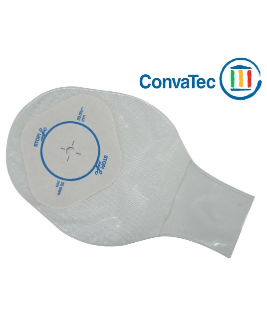 Bolsa de Colostomia Drenável Recortável Infantil 8-50mm